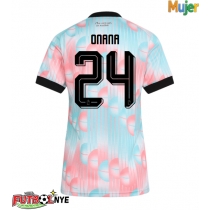 Camiseta Bélgica Amadou Onana #24 Visitante Equipación para mujer Mundial 2026 manga corta